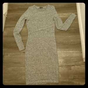 NWOT Express Marled Sweater midi dress